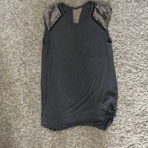 Guess sequined sleeves too